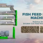 Fish feed pellet making machine for floating or sinking pellets