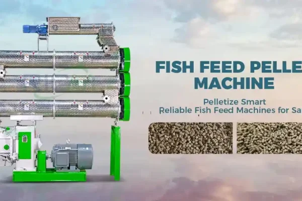 Fish feed pellet making machine for floating or sinking pellets