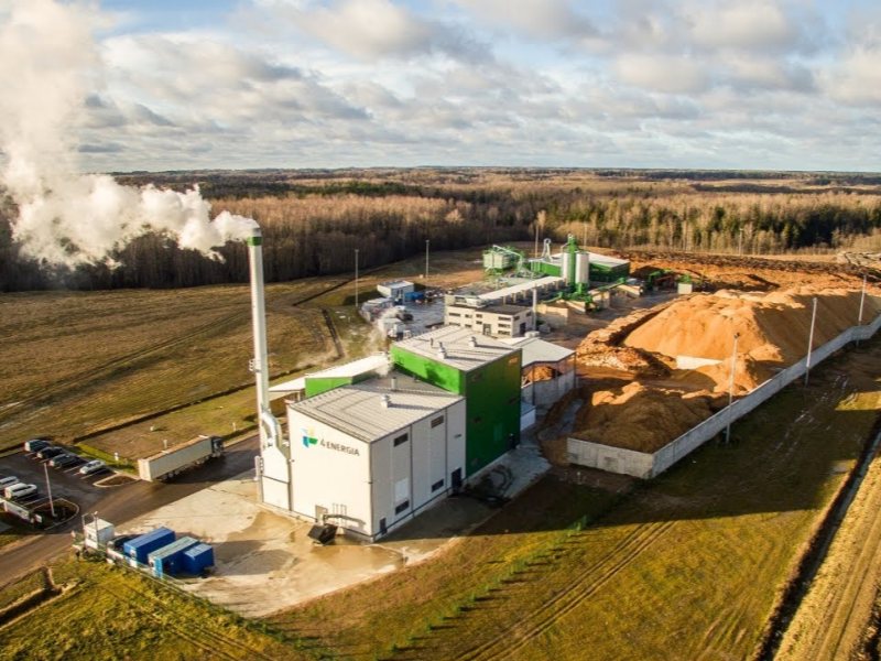 straw pellet plant
