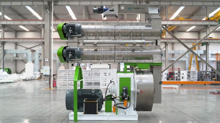 RICHI pellet equipment considered for installation inside an existing factory building